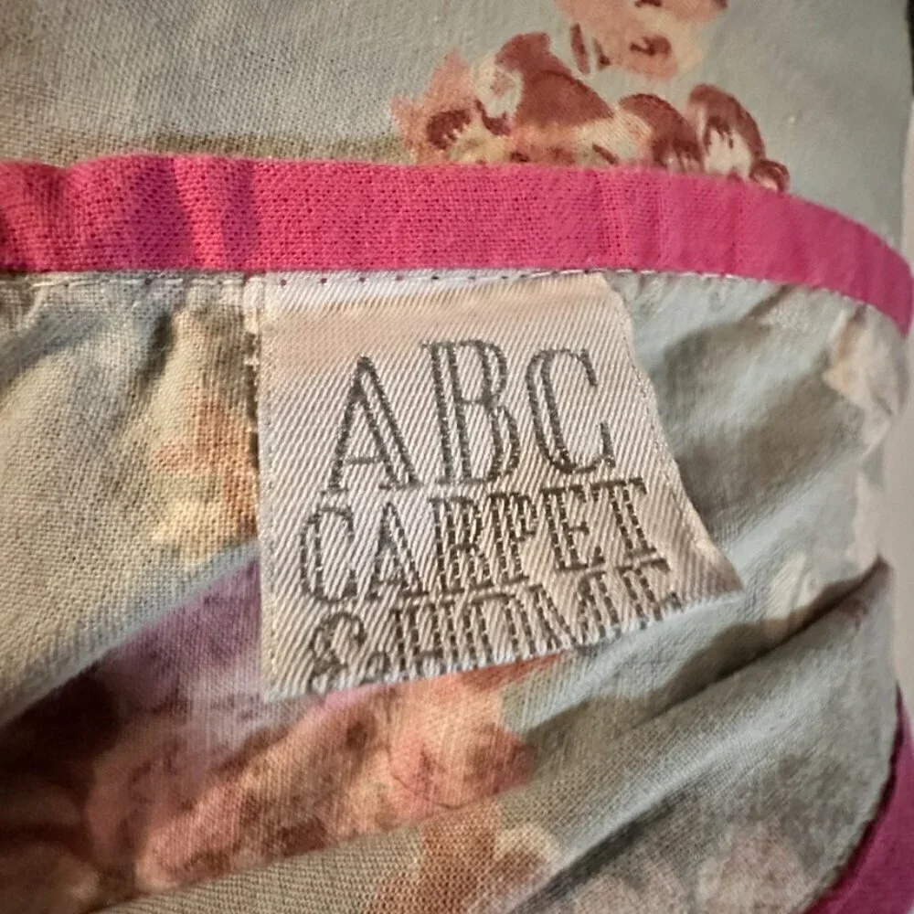 French Country Tablecloth ,ABC Home & Carpet, Floral Vintage Cotton Euc 66x 100